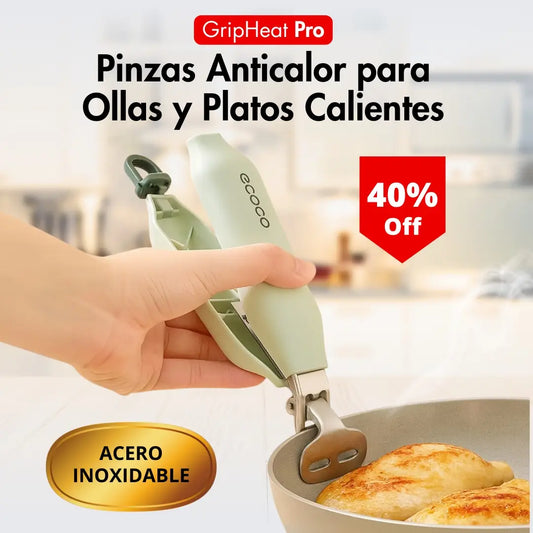 GripHeat Pro — Pinzas Anticalor para Ollas y Platos Calientes
