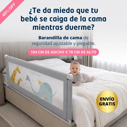 Barandilla de Cama para Bebé y Niño Pequeño