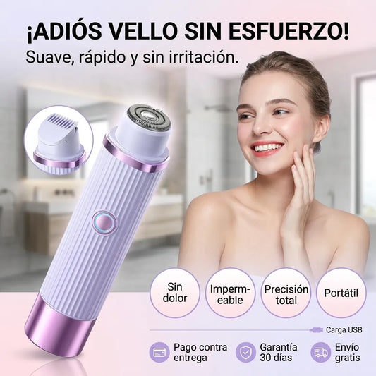 Afeitadora Eléctrica 2 en 1 Impermeable