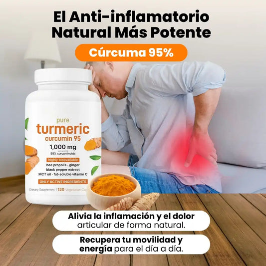 Turmeric Cúrcuma 95% Anti-inflamatorio